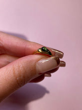 Load image into Gallery viewer, Deep Green Tourmaline Cabochon Pinky Ring