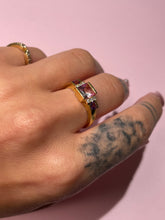 Load image into Gallery viewer, Princess Gemstone Stacker Band