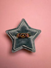 Load image into Gallery viewer, Honey Tourmaline Cab Double Pink Spinel Chubby Dome Ring