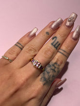 Load image into Gallery viewer, Princess Gemstone Stacker Band