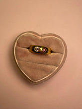 Load image into Gallery viewer, Pink sapphire & pink spinel chubby duo band