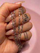 Load image into Gallery viewer, White Gold Diamond Bezel Chain
