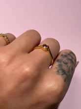 Load image into Gallery viewer, Purple Spinel Bezel Stacker Band
