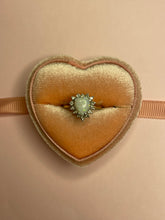 Load image into Gallery viewer, Opal Cabochon Heart Diamond Ring
