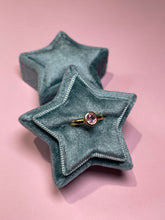 Load image into Gallery viewer, Milky Pink Round Spinel Baby Bezel Band
