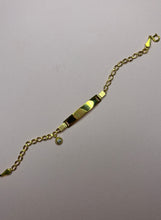 Load image into Gallery viewer, Diamond Dangle ID Bracelet
