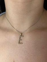 Load image into Gallery viewer, Diamond Initial E Pendant
