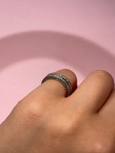 Load image into Gallery viewer, Matching White Gold Diamond Pinky Rings
