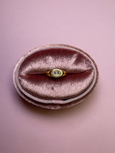 Baguette Diamond Signet Pinky Ring