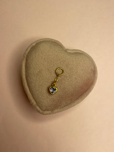 Chubby Heart Bezel Tanzanite Mini Pendants!