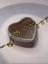 Load image into Gallery viewer, Dangle Heart Station Bracelet
