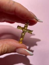 Load image into Gallery viewer, Nugget Cross Pendant
