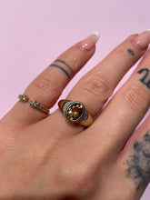 Load image into Gallery viewer, Honey Citrine &amp; Diamond Chubby Dome Ring
