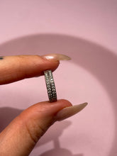 Load image into Gallery viewer, Matching White Gold Diamond Pinky Rings
