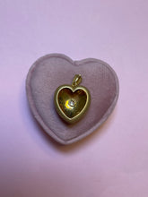 Load image into Gallery viewer, Satin Puffy Heart Starset Diamond Pendant
