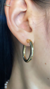 4mm Medium Hoops