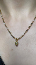 Load image into Gallery viewer, Emerald Mini Strawberry Pendant
