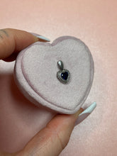 Load image into Gallery viewer, Blue Sapphire Mini Heart Pendant

