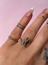 Load image into Gallery viewer, Diamond Initial M Ring
