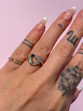 Load image into Gallery viewer, Y2K Diamond Heart Ring
