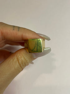 Chunky Square Signet Ring