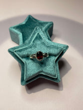 Load image into Gallery viewer, Garnet Scroll Ring
