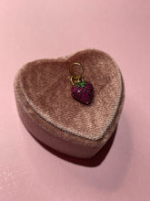 Load image into Gallery viewer, Ruby &amp; Tsavorite Strawberry Pendant
