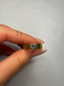 Baby Blue Topaz Cigar Band