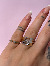 Load image into Gallery viewer, Chunky Vintage Diamond J Ring
