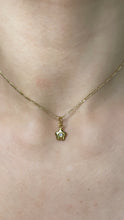 Load image into Gallery viewer, Puffy Mini Flower Diamond Bezel Pendant
