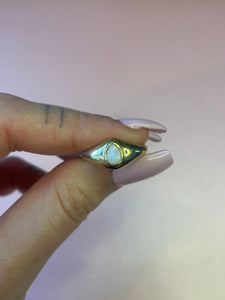 Opal Chubby Teardrop Ring