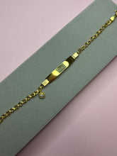 Load image into Gallery viewer, Diamond Dangle ID Bracelet
