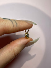Load image into Gallery viewer, Muted Aquamarine Bezel Mini Heart Pendant
