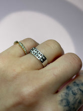 Load image into Gallery viewer, WG Double Row Diamond Band
