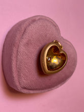 Load image into Gallery viewer, Satin Puffy Heart Starset Diamond Pendant
