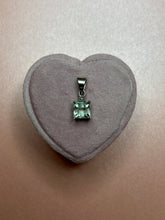 Load image into Gallery viewer, Aquamarine &amp; Diamond Solitaire Pendant
