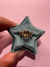 Load image into Gallery viewer, Honey Citrine &amp; Diamond Chubby Dome Ring
