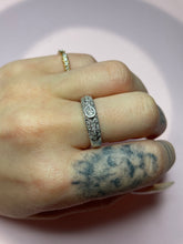 Load image into Gallery viewer, Diamond Bezel Dome Band
