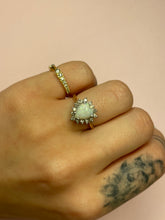 Load image into Gallery viewer, Opal Cabochon Heart Diamond Ring
