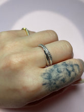 Load image into Gallery viewer, Diamond Wrap Knife Edge Band
