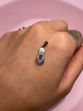 Load image into Gallery viewer, diamond flip flop pendant
