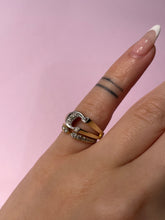 Load image into Gallery viewer, Diamond Initial C Ring
