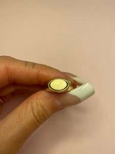 Chubby Oval Signet Ring