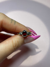Load image into Gallery viewer, Garnet Scroll Ring
