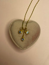 Load image into Gallery viewer, Chubby Heart Bezel Tanzanite Mini Pendants!
