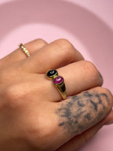 Load image into Gallery viewer, Cabochon Gemstone Toi Et Moi Ring
