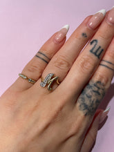 Load image into Gallery viewer, Diamond Initial M Ring
