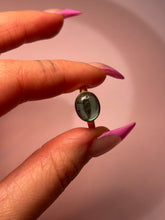 Load image into Gallery viewer, Jumbo Candy Green Tourmaline Cabochon Bezel Band
