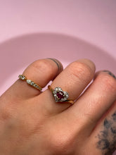 Load image into Gallery viewer, Ruby &amp; Diamond Heart Ring
