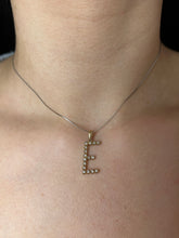 Load image into Gallery viewer, Diamond Initial E Pendant
